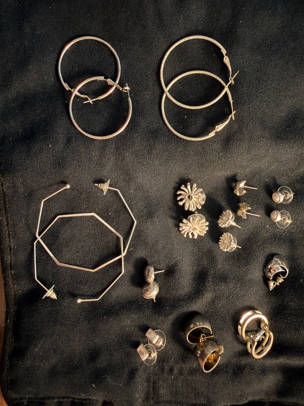 SILVER Earring Bundle - 12 pair